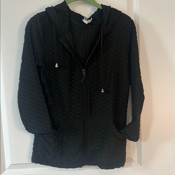 New Mix Jackets & Blazers - New Mix Black Hooded Utility Jacket Lightweight